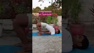 setu bandhasana yoga yoga [upl. by Ztnarf]