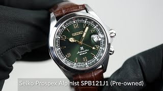 Seiko Prospex Alpinist SPB121J1 Preowned [upl. by Masuh114]