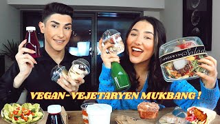 VeganVejetaryen MUKBANG ftArda Bektaş  İrem Çalhan [upl. by Bertina984]