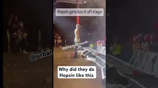 Hopsin gets booed off stage hopsin foryou liveperformance [upl. by Thilda]