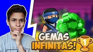 como consegui GEMAS INFINITAS no Stumble guys comedia stumbleguys [upl. by Eignat]