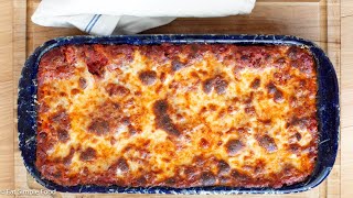 Beef and Italian Sausage Lasagna Recipe  EatSimpleFoodcom [upl. by Erb]