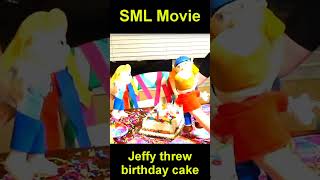 SML Movie Jeffy threw birthday cake [upl. by Griffith477]