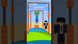 HELP Herobrine Pull Up Jump friendship shorts trending anime [upl. by Askari402]