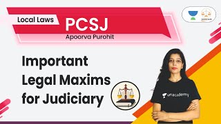 Important Legal Maxims for Judiciary Exams [upl. by Dnomsed]