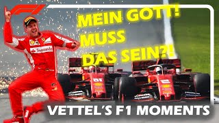 Sebastian Vettels Mein Gott Muss Das Sein Moments in F1 Team Radio Rage Compilation [upl. by Nois]