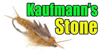 Kaufmanns Stone  Stonefly Nymph Fly Tying  Randall Kaufmann Fly Pattern [upl. by Kciwdahc]