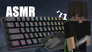 Crispy KeyBoard amp Mouse Sound ASMR  hypixel bedwars [upl. by Tereve978]