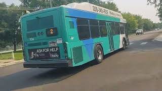 Boise valley ride Gillig low floor city bus  704 ride along 👍😃😎😁😀 [upl. by Atinra]