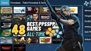 48 Game PPSSPP Terbaik Sepanjang Masa  PSP GAME EMULATOR ANDROID [upl. by Gimble]