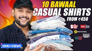 10 Best Budget Casual Shirts for Men From 500 🔥 Amazon Men Shirt Haul 2024  ONE CHANCE [upl. by Nebuer]