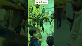 FUN WITH ROBOT dance hiphop robot ytshorts reels tranding robodance [upl. by Wedurn]