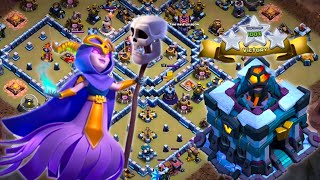 TH13 Earthquake Super Witch Attack Strategy  Easy to get 3 star  Clash Of Clans [upl. by Soiritos156]