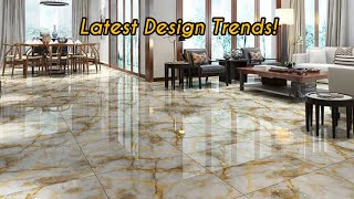 Latest Floor Tiles Design 2024  Ceramic Floor Tiles Colours  Interior design flooring ideas [upl. by Trocki937]