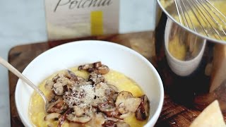 Recipe Polenta with Taleggio and Mushrooms [upl. by Lenhard]