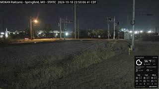 MOKAN Railcams Springfield Missouri BNSF Thayer North Subdivision MP 20470 RECURRENT STREAM [upl. by Netnert]