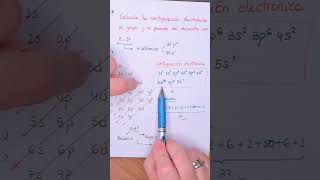 CONFIGURACIÓN ELECTRÓNICA ► Grupo y Periodo de un elemento químico química chemistry [upl. by Cinimod]