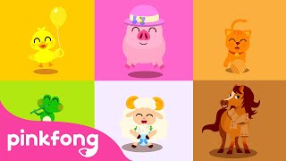 Farm Animal Color Song  Farm Animals Songs  Pinkfong Songs for Kids [upl. by Chelsy]