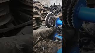 Tire cutting process tire all tube tire [upl. by Htiduy]