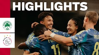 Olympic celebration from Berghuis 👀  Highlights amp reaction Panathinaikos  Ajax  Europa League [upl. by Dnartreb]