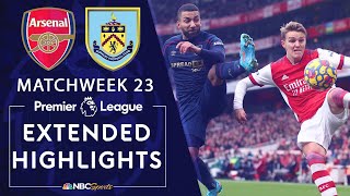 Arsenal v Burnley  PREMIER LEAGUE HIGHLIGHTS  1232022  NBC Sports [upl. by Artened]