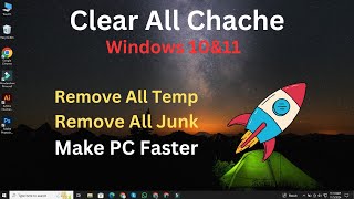 How To Clear All Cache amp Junk From Windows 11 amp Windows 10  laptop Cache kaise remove kare window10 [upl. by Eelame326]