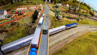 Beautiful N scale railroad layout [upl. by Giliana]