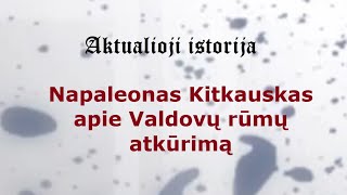 „Aktualioji istorija“ 192 Napaleonas Kitkauskas apie Valdovų rūmų atkūrimą [upl. by Adai]