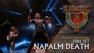 NAPALM DEATH  Full Set Performance  Bloodstock 2021 [upl. by Nerradal]