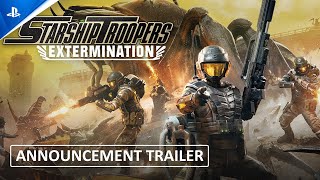 Starship Troopers Extermination  Announcement Trailer  PS5 Games [upl. by Llertal683]