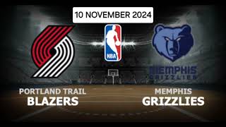 Portland Trail Blazers VS Memphis Grizzlies  NBA Match Prediction  Basketball Match Prediction [upl. by Florida503]