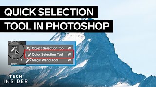 How To Use The Quick Selection Tool In Photoshop [upl. by Euqnom]