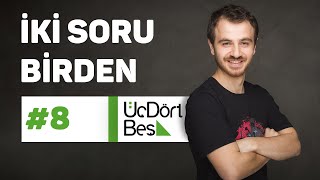 ÜçDörtBeş TYT  AYT Fizik Soru Bankası  PDF  Soru Çözümü  İki Soru Birden 8 [upl. by Raeann]