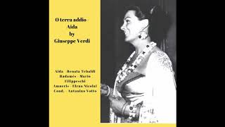 Renata Tebaldi amp Mario Filippeschi  Aida O terra addio Live  Rio de Janeiro 1951  Remastered [upl. by Grey898]