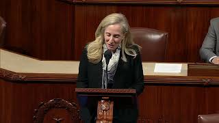 On US House Floor Spanberger Celebrates Rep Elaine Luria’s Record of Service [upl. by Lowrie]