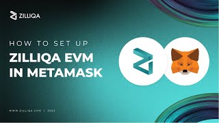 How to connect MetaMask to the Zilliqa EVM network [upl. by Killion146]