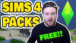 How to ACTUALLY get SIMS 4 Packs for FREE in 2024 😍 ALL Packs for Free in Sims 4 SAVE [upl. by Otti]