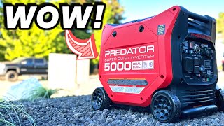 BEST New Generator Predator 5000 Watt DualFuel SUPER QUIET inverter Generator LOADED [upl. by Yendic]