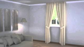 How to Dress Windows  Window Close to Ceiling [upl. by Elletsirhc333]