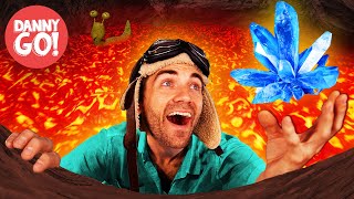 The Floor Is Lava 2 Into the Volcano 🌋  Brain Break Dance  Danny Go Songs for Kids [upl. by Nwahc]