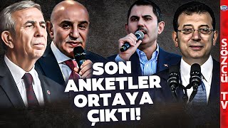 Ünlü Anketçi Ekrem İmamoğlu Murat Kurum Mansur Yavaş ve Turgut Altınok Anketini Açıkladı [upl. by Odlanier]