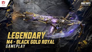 Free Permanent Legendary M4  Black Gold Royal  Garena Call of Duty Mobile [upl. by Valiant51]