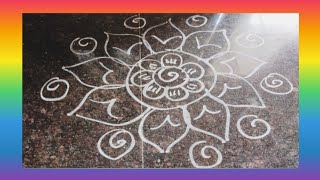 Trending Rangoli Design New Year 2025 SpecialKolam Mugullu Design [upl. by Psyche]