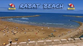 beach of Rabat Morocco [upl. by Atilrep702]