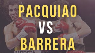 PACQUIAO vs BARRERA  November 15 2003 [upl. by Htebasil]