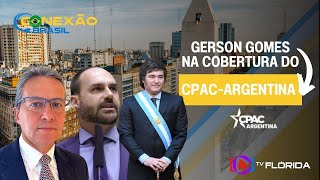 EDUARDO BOLSONARO amp MILEI NO CPAC ARGENTINA [upl. by Ilyak]