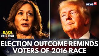 US Elections 2024 Latest News US 2024 Election Outcome Remind Of 2016 Race  Trump Vs Kamala  N18G [upl. by Eniarral]