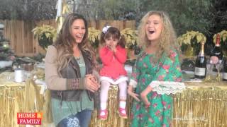 MissRionPaige TheXFactor sings quotWheels on the Busquot w TanyaMemme amp her daughter homeandfamilytv [upl. by Kosey]