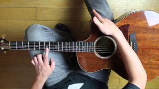 How To Play quotKeikoquot By Ben Howard guitar lesson  tutorial [upl. by Annayoj843]