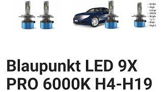 Blaupunkt 12V LED 9X PRO H4H19 for Citroen C3  detailed review [upl. by Weigle881]